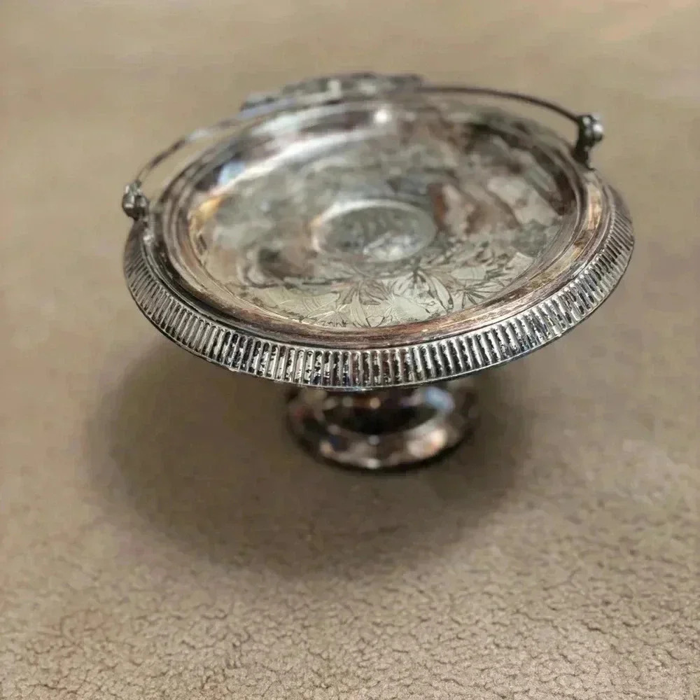 Vintage Sliver Pairpoint Jadruple Plate
